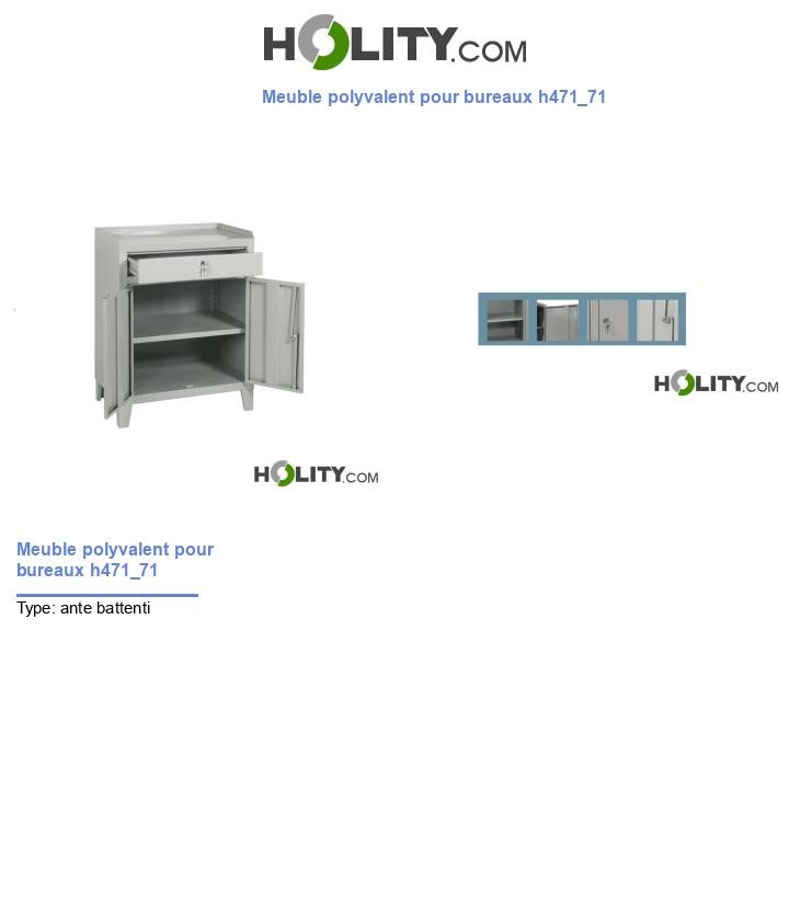 Meuble polyvalent pour bureaux h471_71