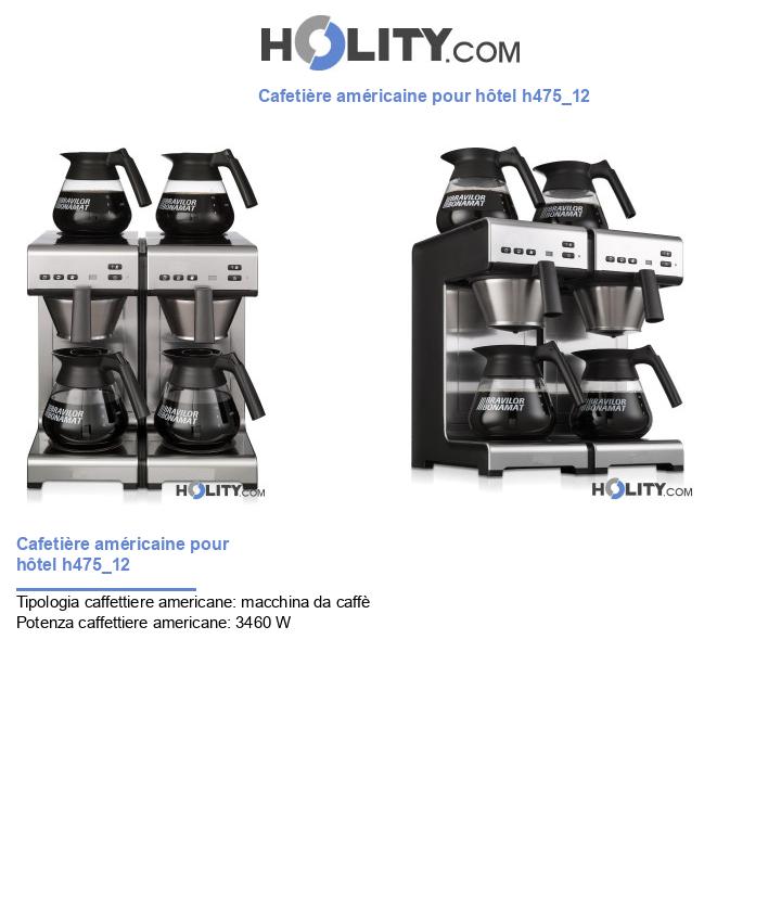 Cafetière américaine pour hôtel h475_12