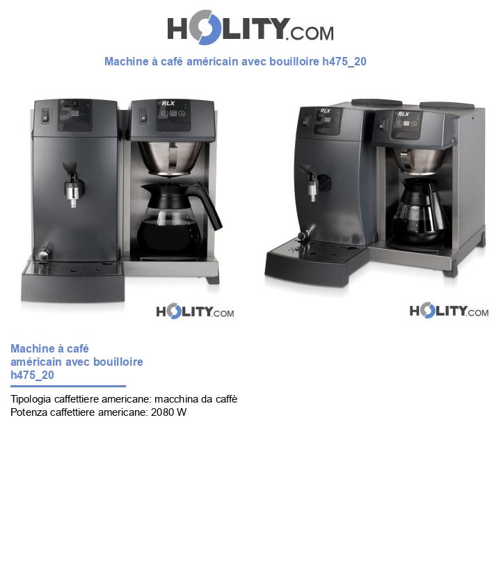 Machine à café américain avec bouilloire h475_20