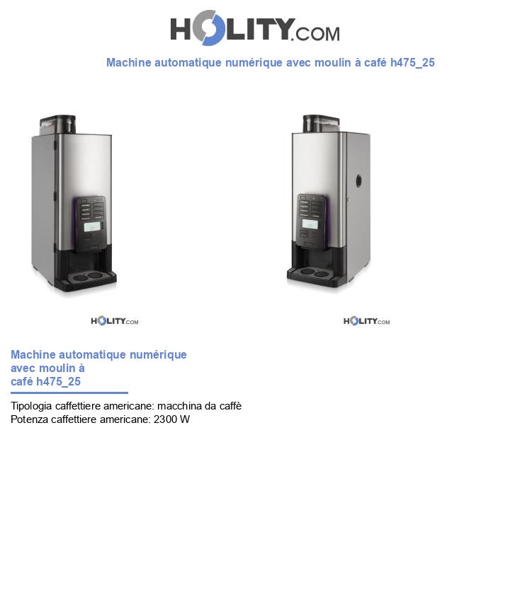 Machine automatique numérique avec moulin à café h475_25