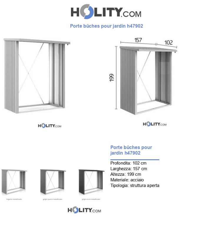 Porte bûches pour jardin h47902