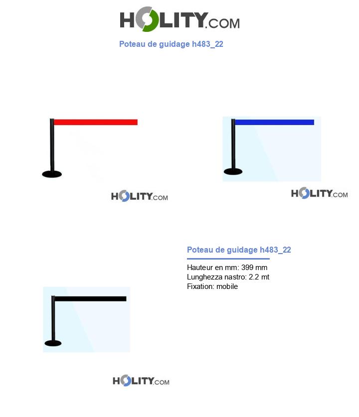 Poteau de guidage h483_22