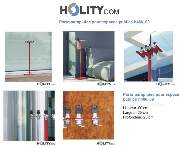Porte-parapluies pour espaces publics h486_09