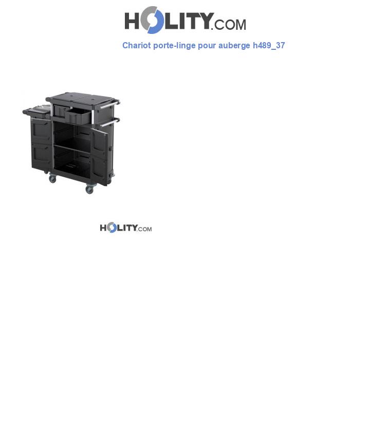 Chariot porte-linge pour auberge h489_37
