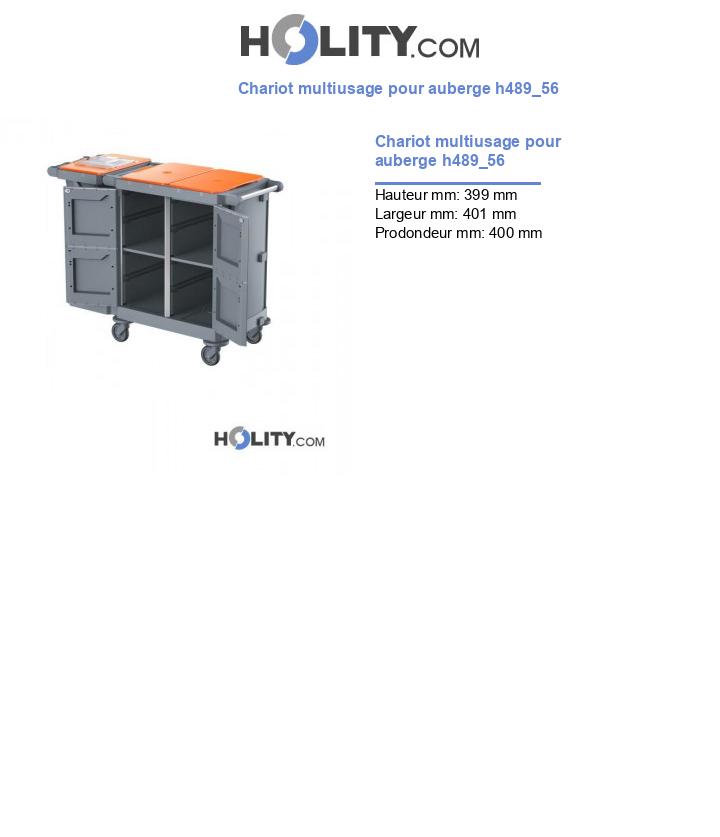 Chariot multiusage pour auberge h489_56