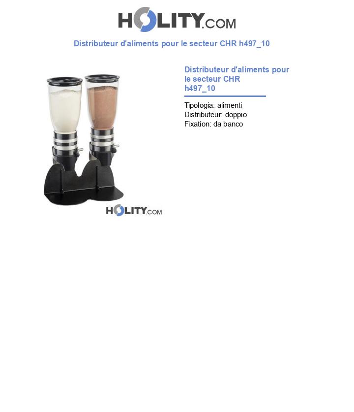 Distributeur d'aliments pour le secteur CHR h497_10