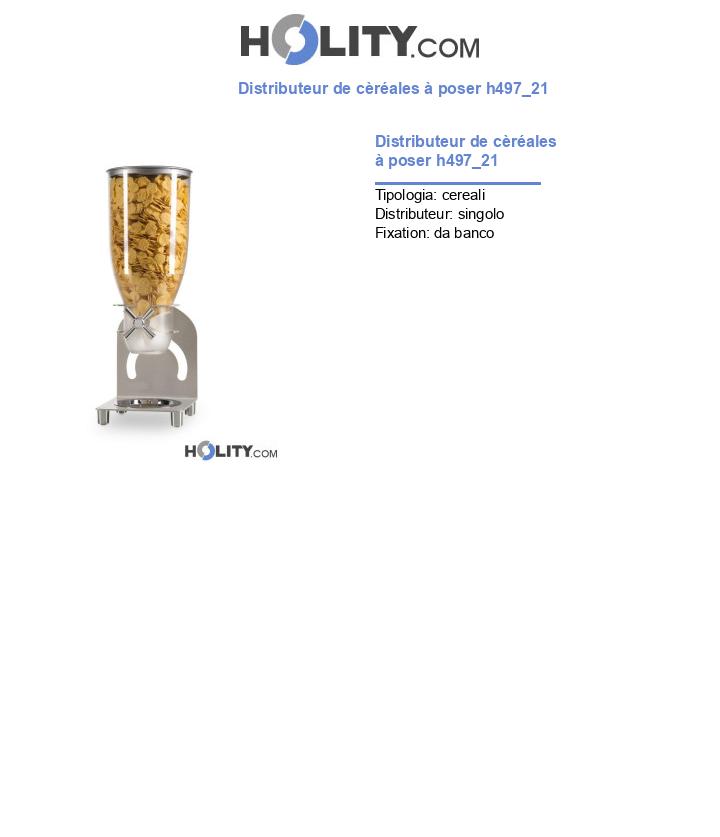 Distributeur de cèréales à poser h497_21