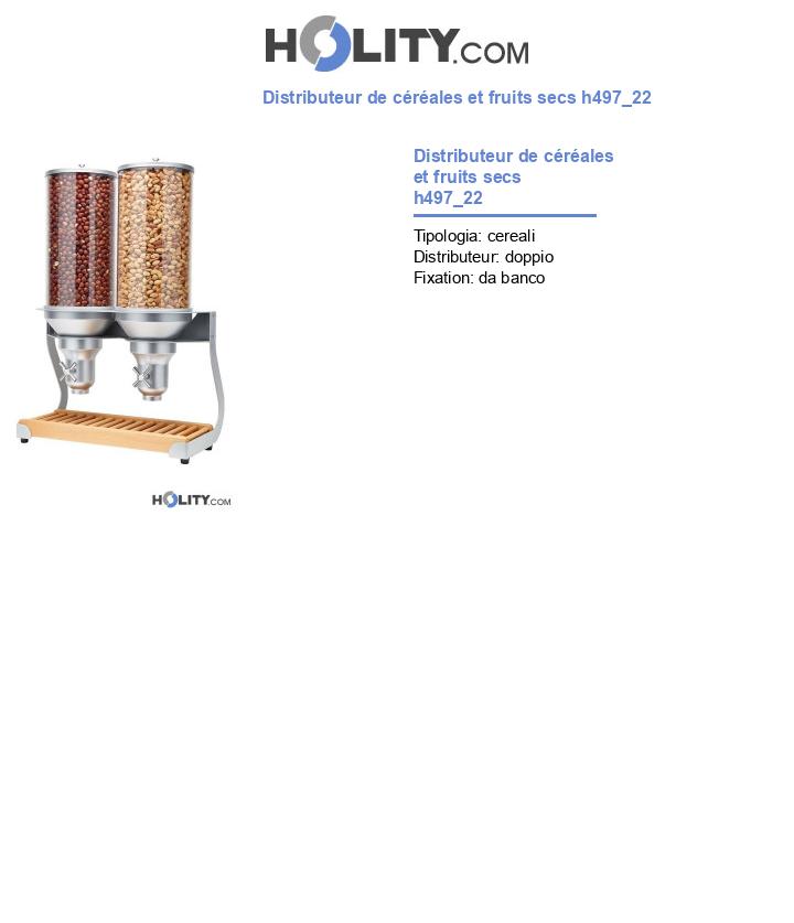 Distributeur de céréales et fruits secs h497_22