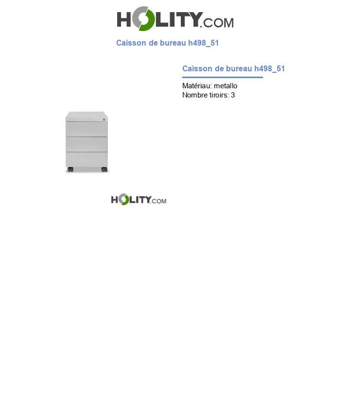 Caisson de bureau h498_51