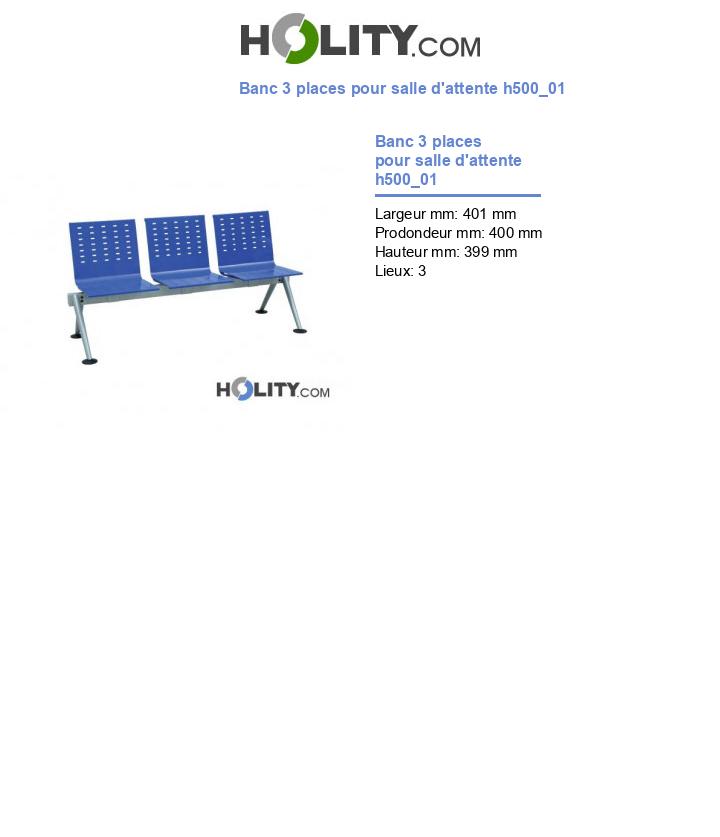 Banc 3 places pour salle d'attente h500_01