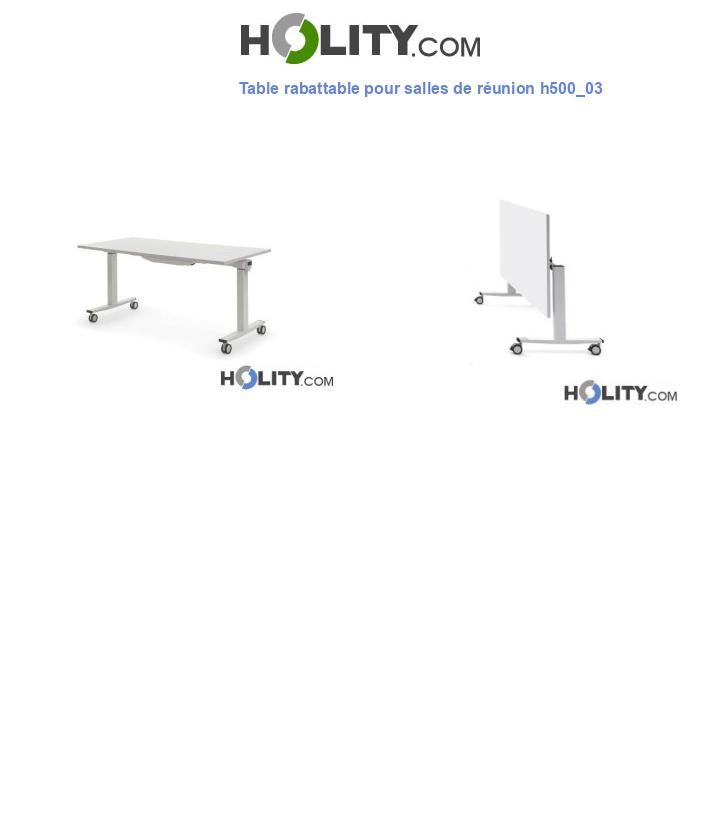 Table rabattable pour salles de réunion h500_03