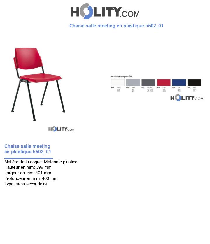 Chaise salle meeting en plastique h502_01