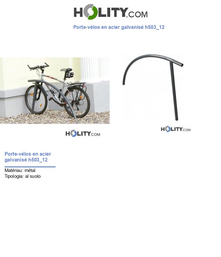 Porte-vélos en acier galvanisé h503_12