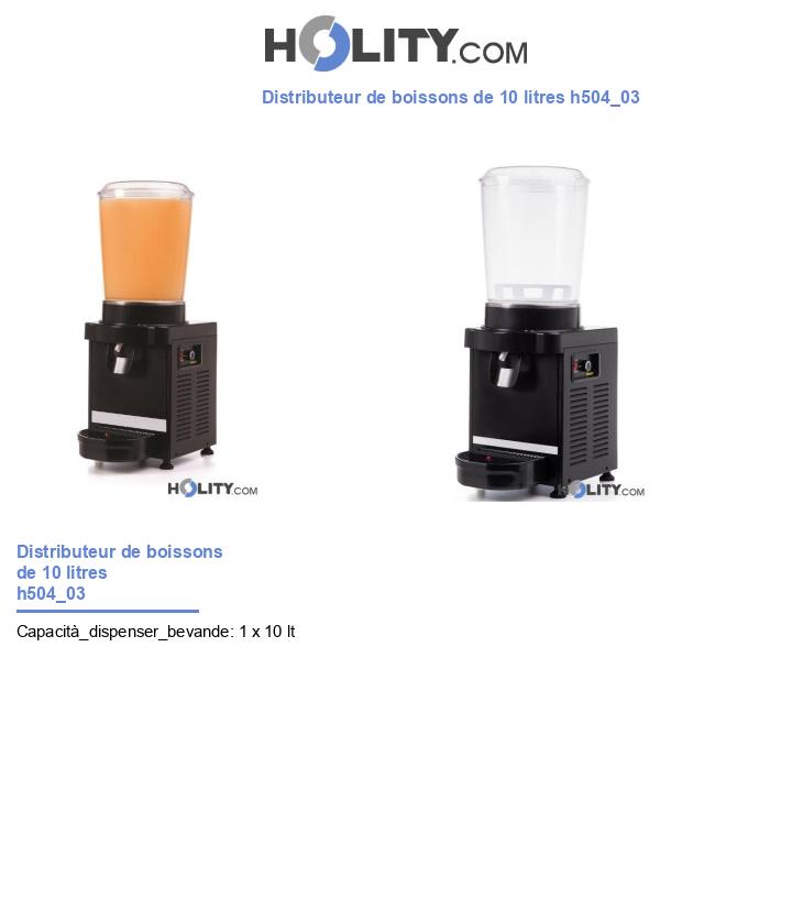 Distributeur de boissons de 10 litres h504_03