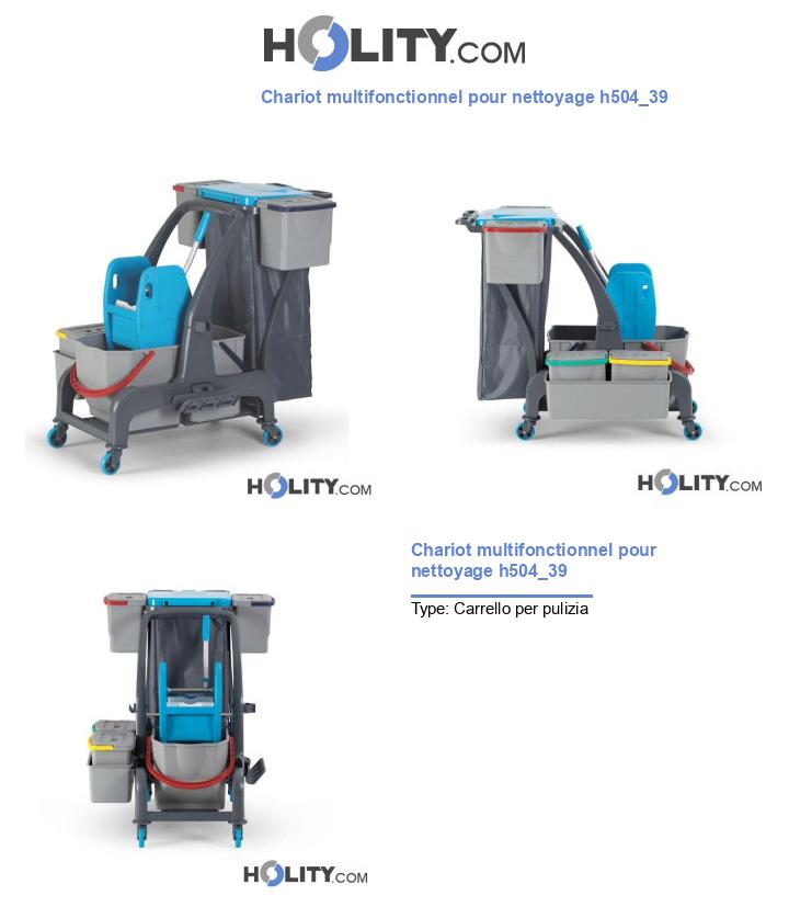 Chariot multifonctionnel pour nettoyage h504_39
