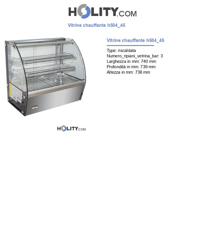 Vitrine chauffante h504_45