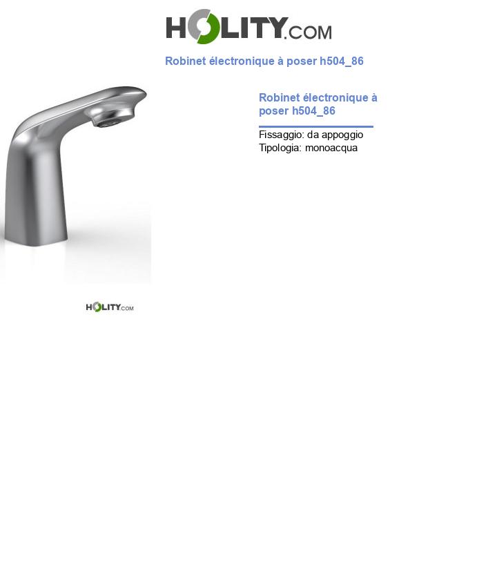 Robinet électronique à poser h504_86