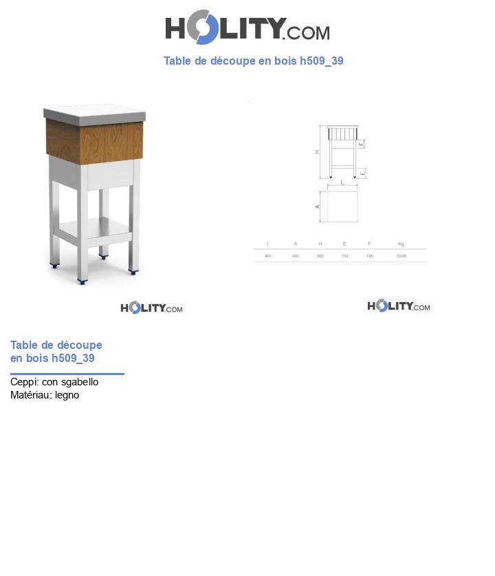 Table de découpe en bois h509_39