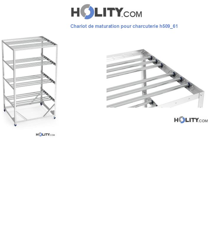 Chariot de maturation pour charcuterie h509_61