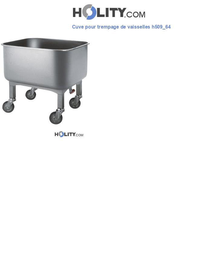 Cuve pour trempage de vaisselles h509_64