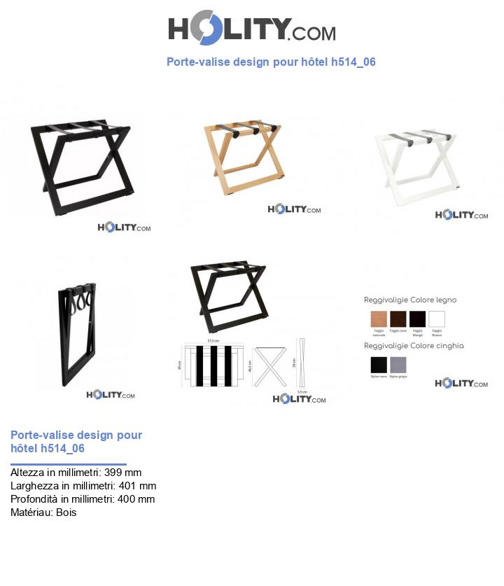Porte-valise design pour hôtel h514_06