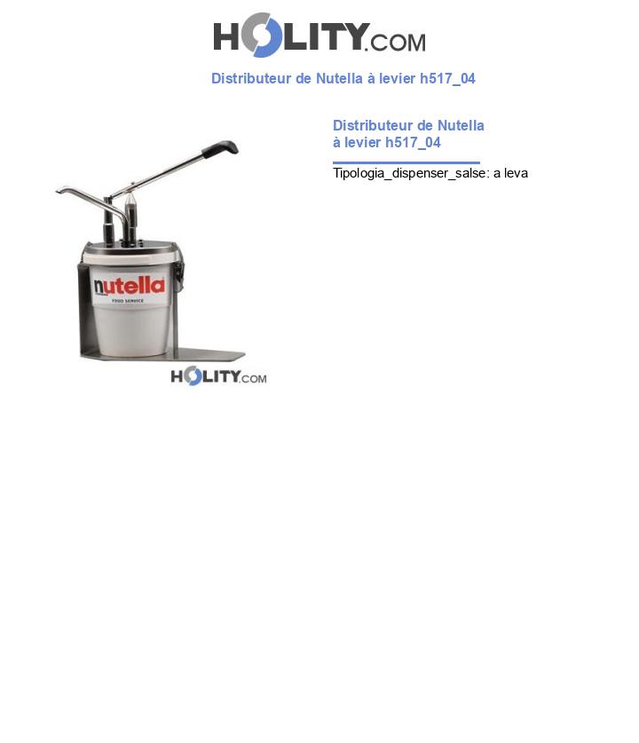 Distributeur de Nutella à levier h517_04