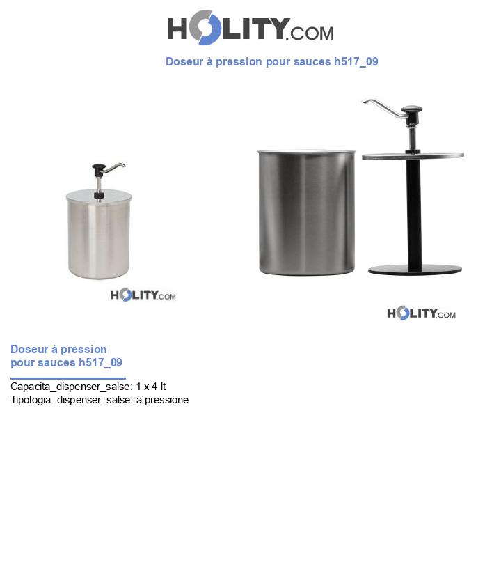 Doseur à pression pour sauces h517_09