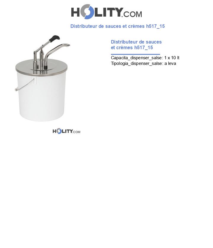 Distributeur de sauces et crèmes h517_15
