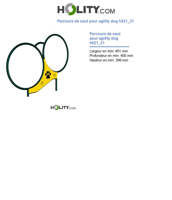 Parcours de saut pour agility dog h521_31