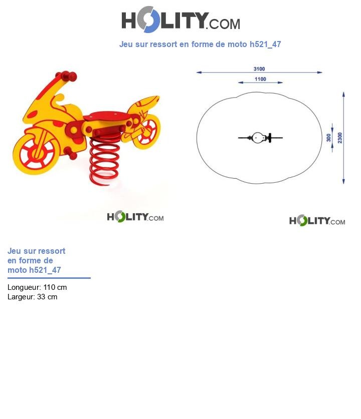 Jeu sur ressort en forme de moto h521_47