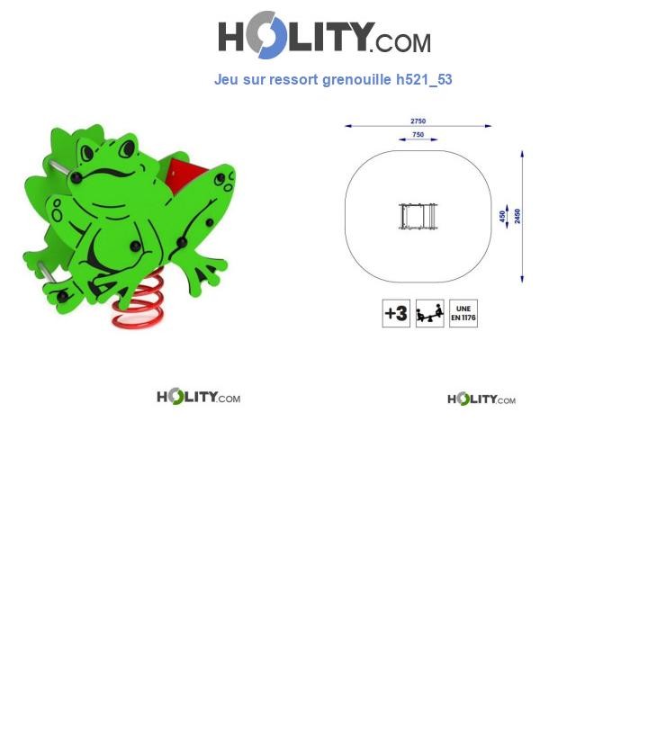 Jeu sur ressort grenouille h521_53