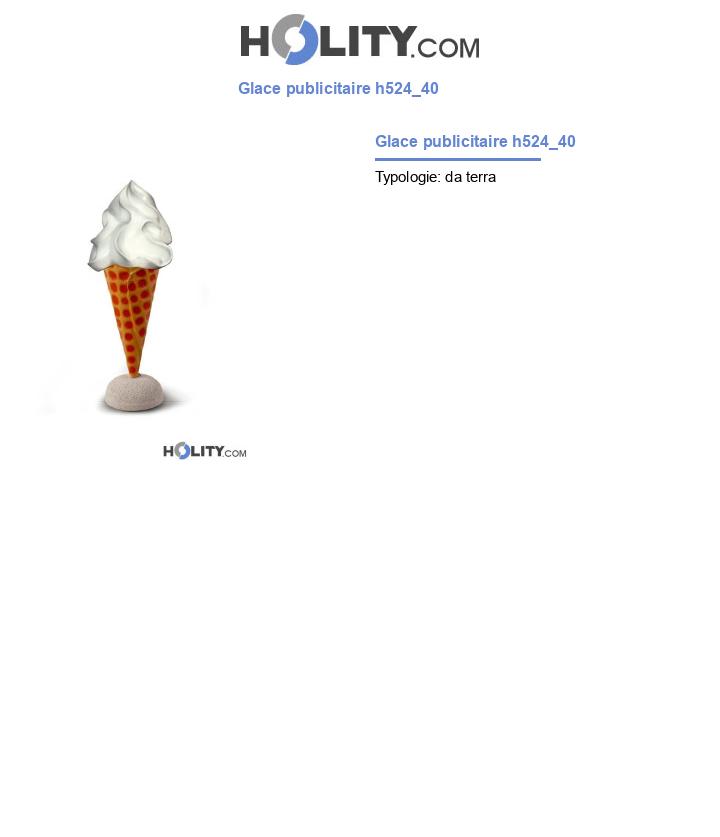 Glace publicitaire h524_40
