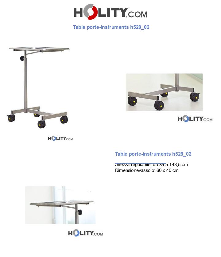 Table porte-instruments h528_02