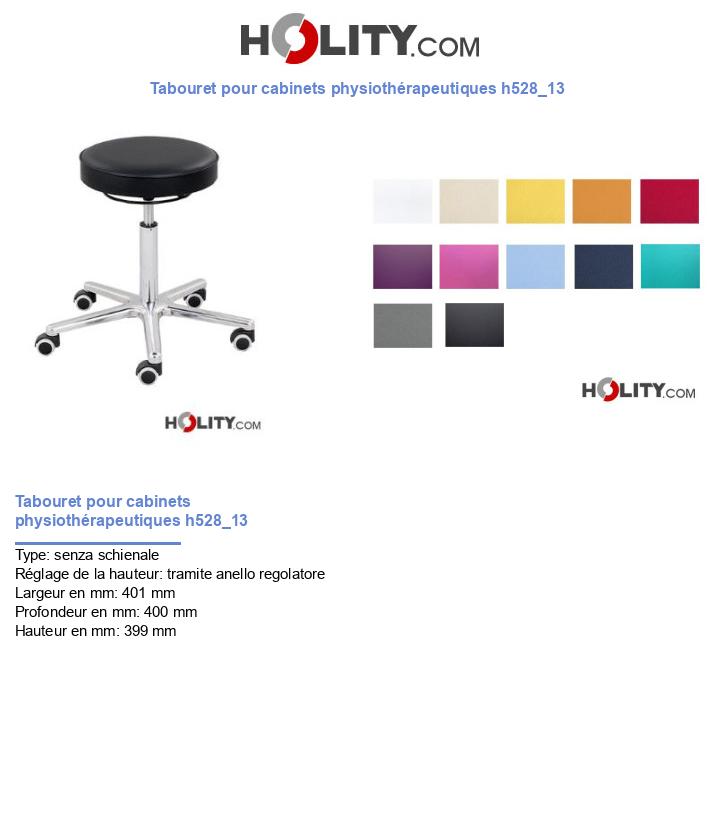 Tabouret pour cabinets physiothérapeutiques h528_13