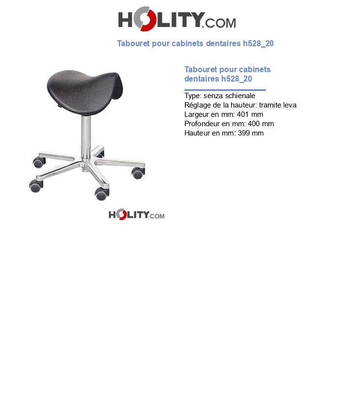 Tabouret pour cabinets dentaires h528_20