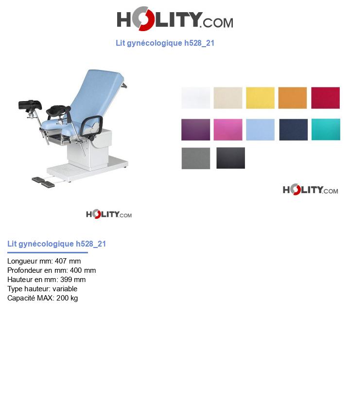 Lit gynécologique h528_21