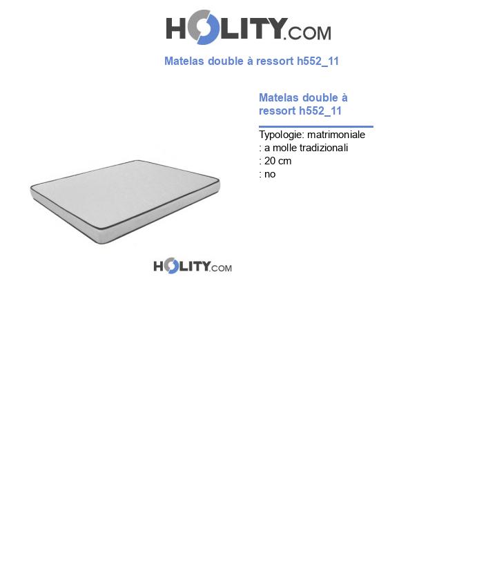 Matelas double à ressort h552_11