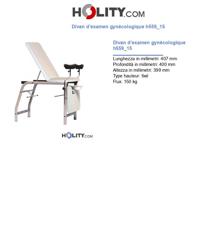 Divan d’examen gynécologique h559_15