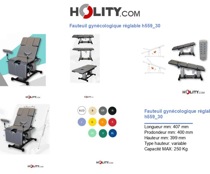 Fauteuil gynécologique réglable h559_30