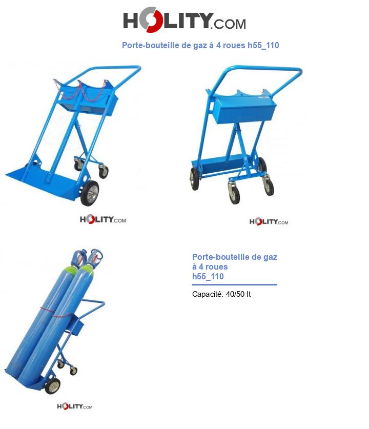 Porte-bouteille de gaz à 4 roues h55_110