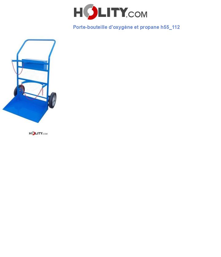 Porte-bouteille d'oxygène et propane h55_112