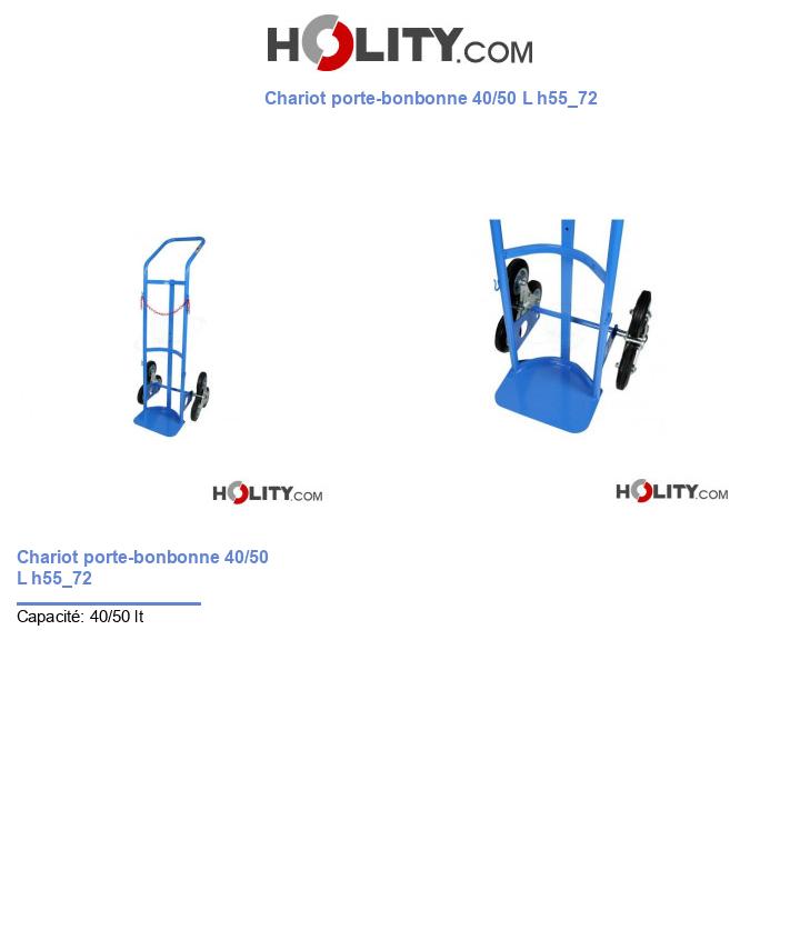 Chariot porte-bonbonne 40/50 L h55_72