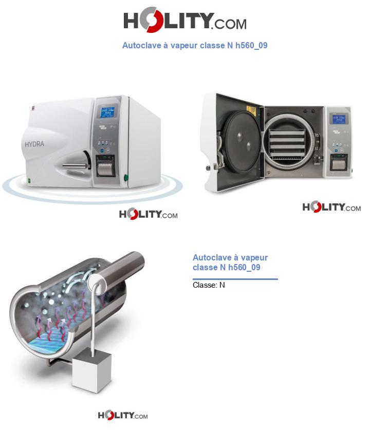 Autoclave à vapeur classe N h560_09