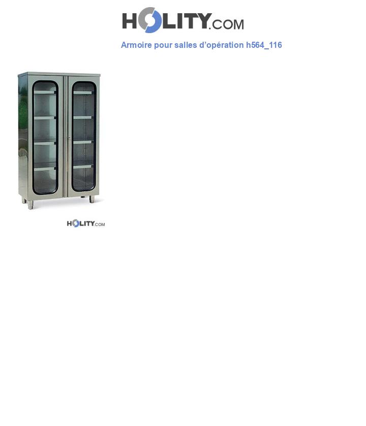 Armoire pour salles d’opération h564_116
