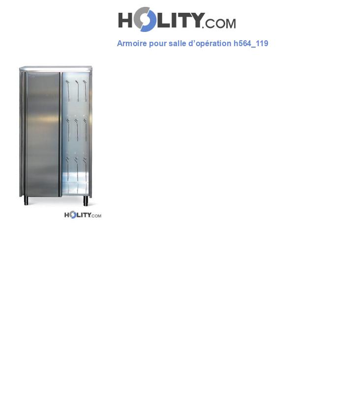 Armoire pour salle d’opération h564_119