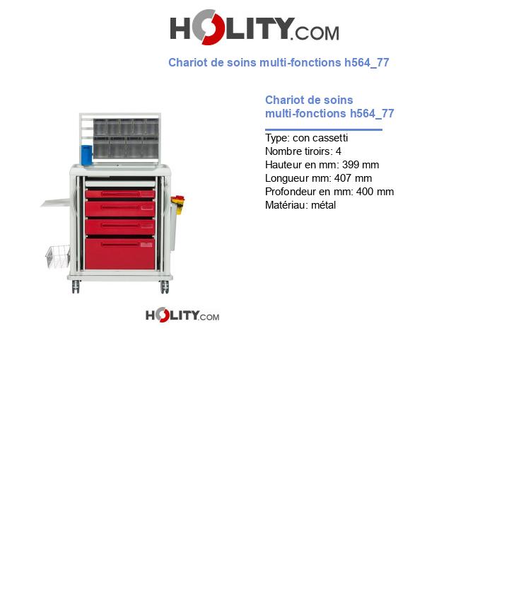 Chariot de soins multi-fonctions h564_77