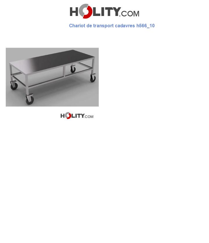Chariot de transport cadavres h566_10