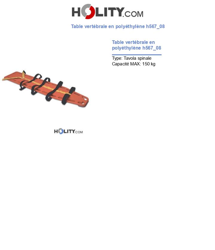 Table vertébrale en polyéthylène h567_08