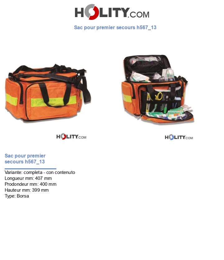 Sac pour premier secours h567_13