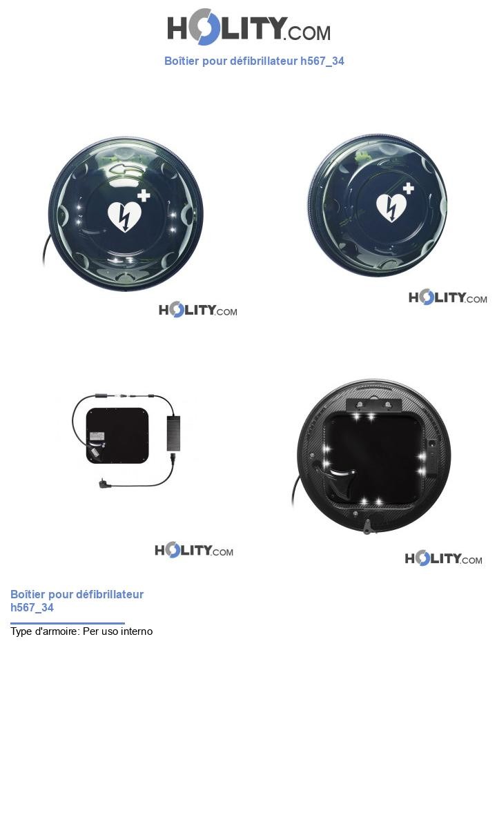 Boîtier pour défibrillateur h567_34